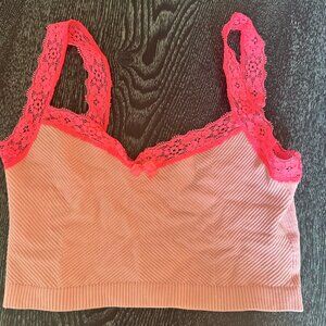 Neon Pink Out From Under Urban Outfitters Top Size: XS